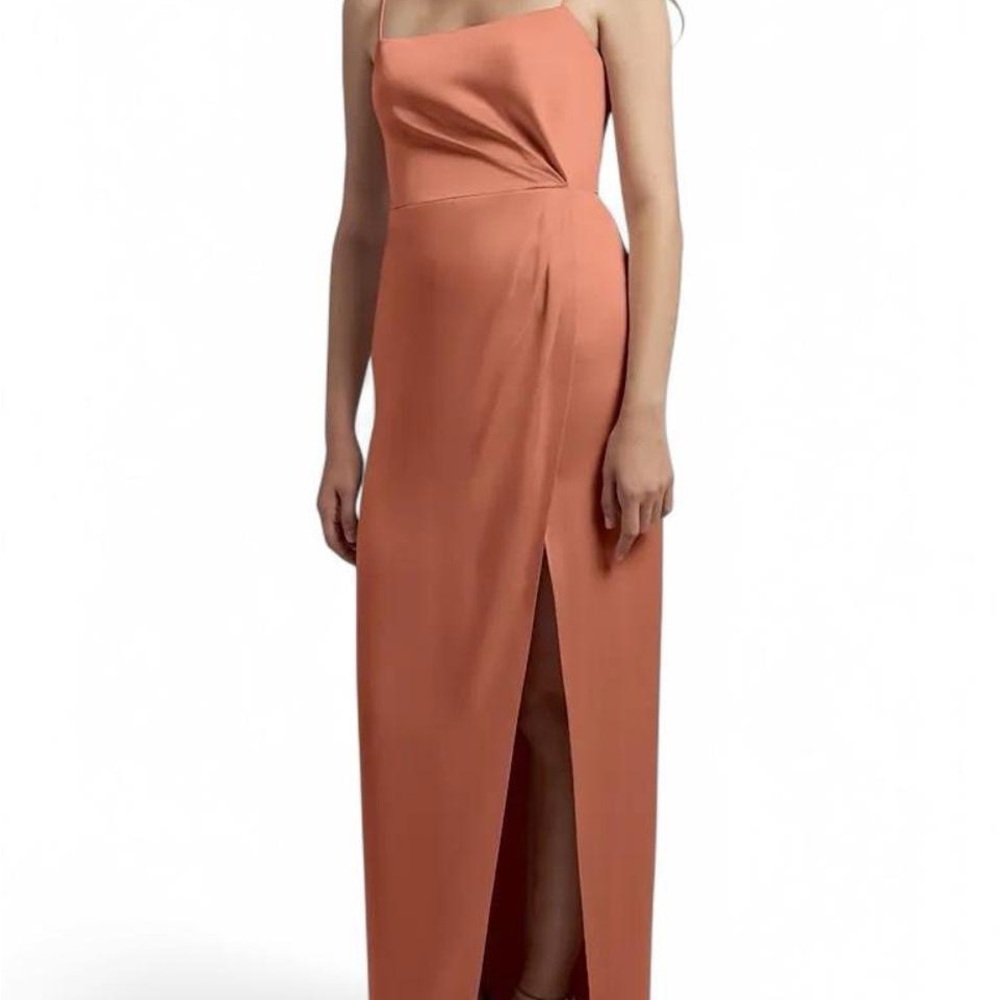 JENNY YOO SATIN BRIDESMAID DRESS